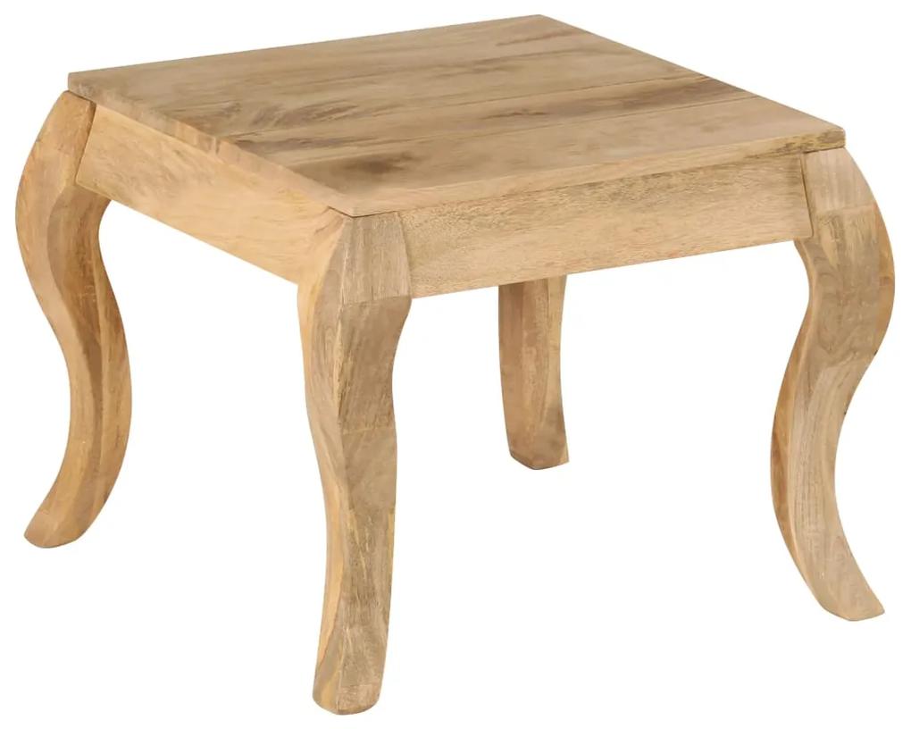 Mesa de apoio 45x45x40 cm madeira de mangueira maciça