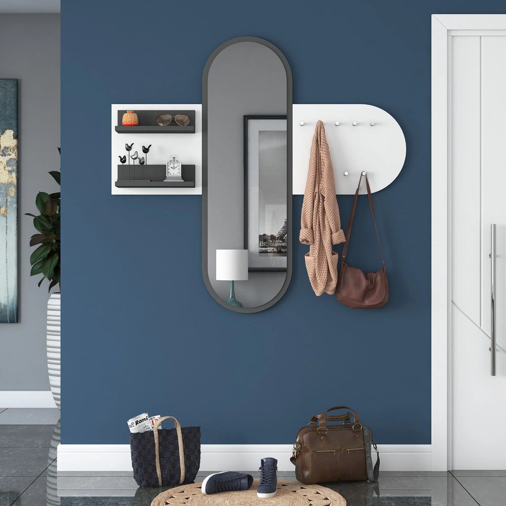 **** Hall Stand P3 – Branco – 125x120x12 cm

**