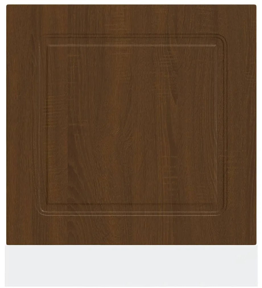 Painel máquina lavar louça Kalmar 60x1,5x67cm carvalho castanho
