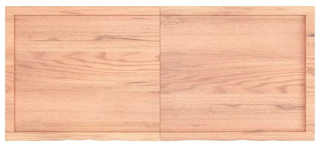 Prateleira de parede 140x60x(2-4) cm carvalho tratado castanho