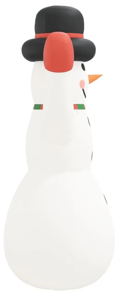Boneco de neve insuflável com luzes LED 1000 cm