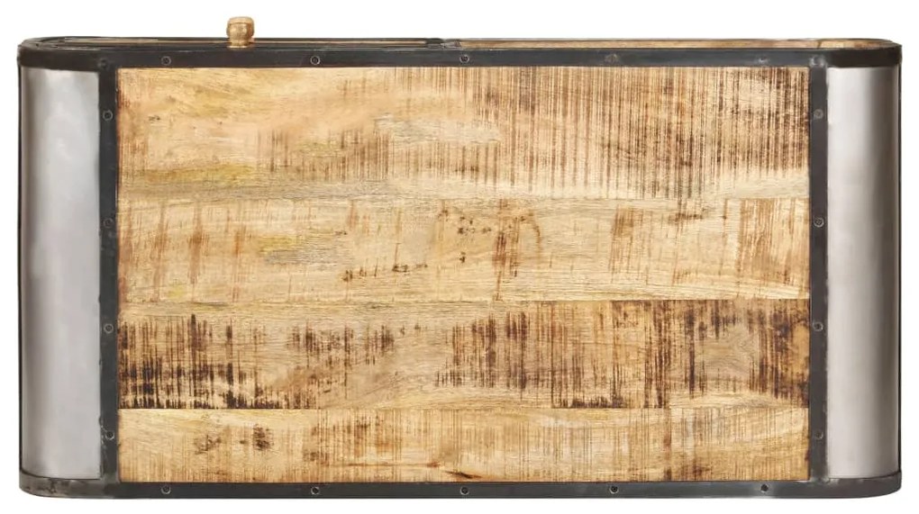 Mesa de centro 100x50x35 cm madeira de mangueira maciça
