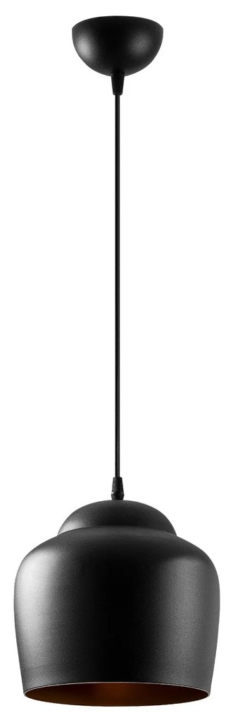 Candeeiro de Teto Dodo – Preto – 22 x 22 cm