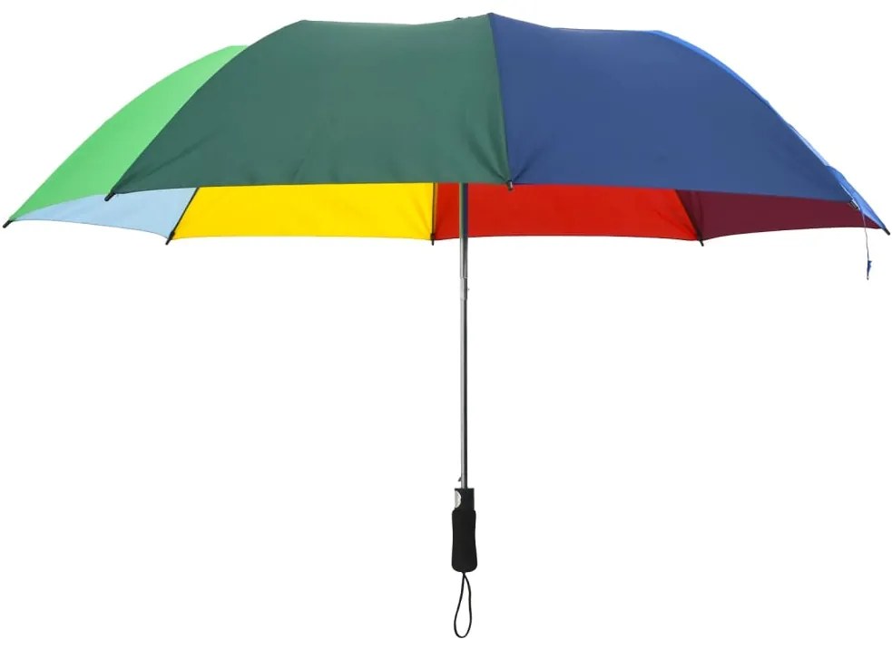 Guarda-chuva dobrável automático 124 cm multicor