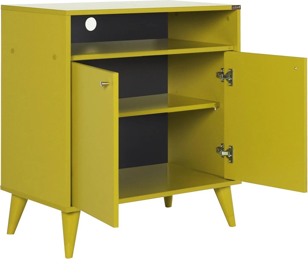 Aparador/Armário multiusos "Diamante" - Design Moderno - Verde - 73x79