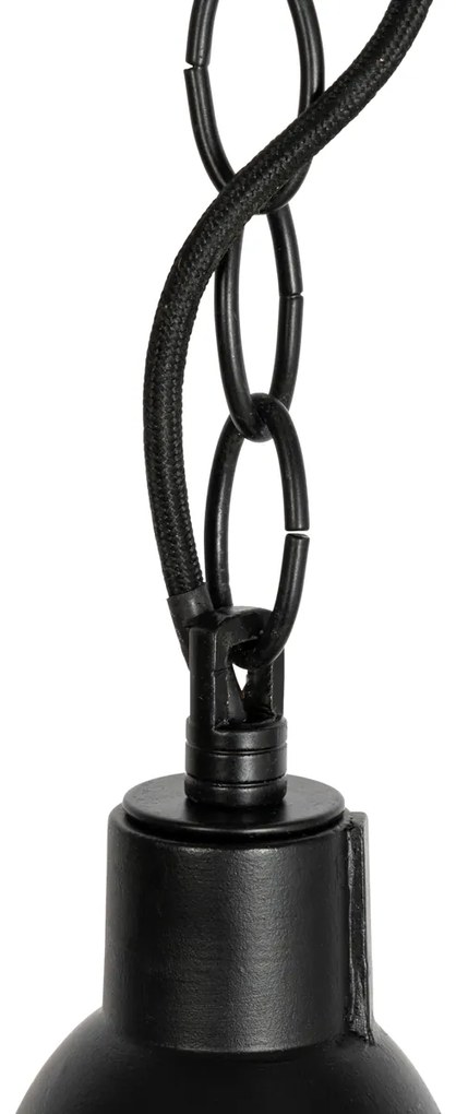 Conjunto de 2 Pendentes Industriais Pretos - Cabin