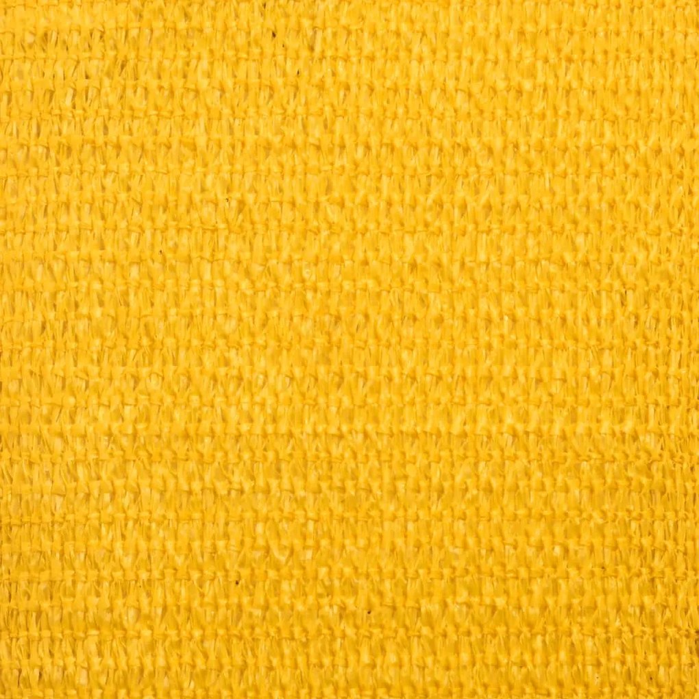 Para-sol estilo vela 160 g/m² 2,5x3,5 m PEAD amarelo