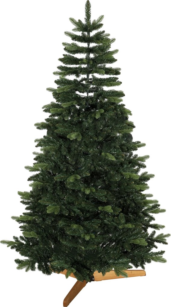 HOMCOM Árvore de Natal Artificial Abeto Nobre 961 Ramos 180cm Verde | Aosom Portugal