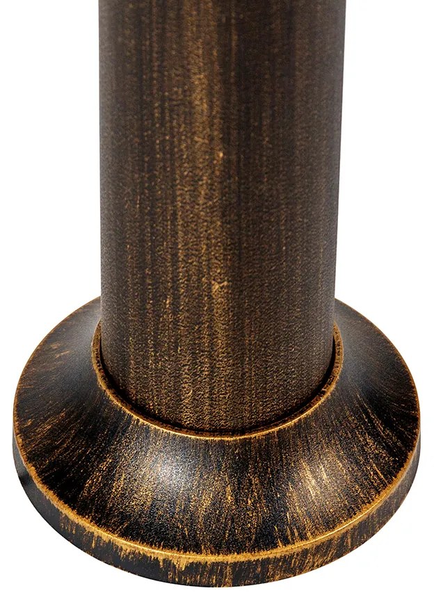 Candeeiro de pé vintage para exterior dourado antigo IP54 50 cm - Kiki Moderno