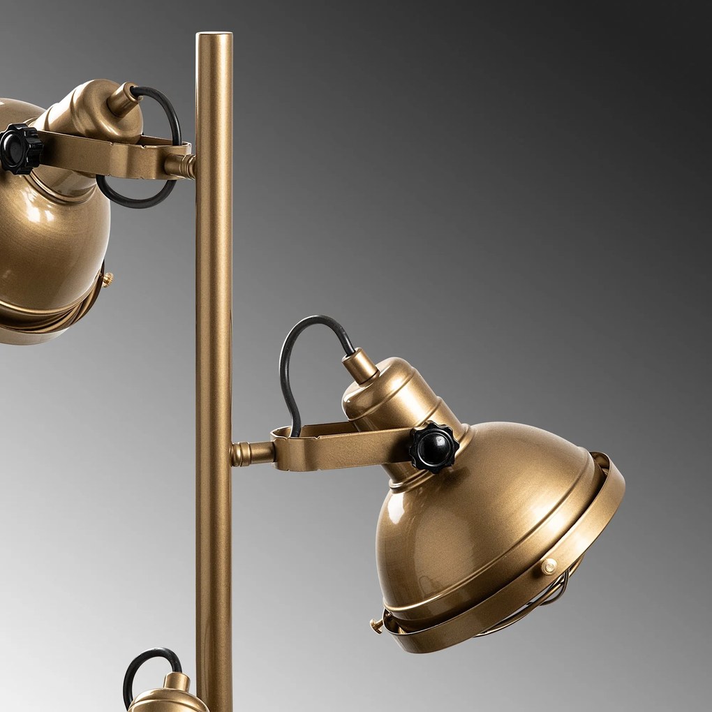 Candeeiro de Pé Spoly – Dourado – 37 x 37 x 162 cm
