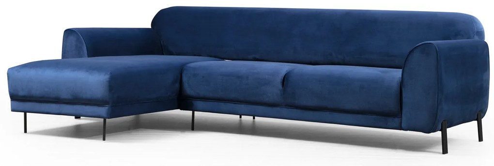 Sofá-cama de canto Image Corner – Azul Marinho – 287 cm x 169 cm