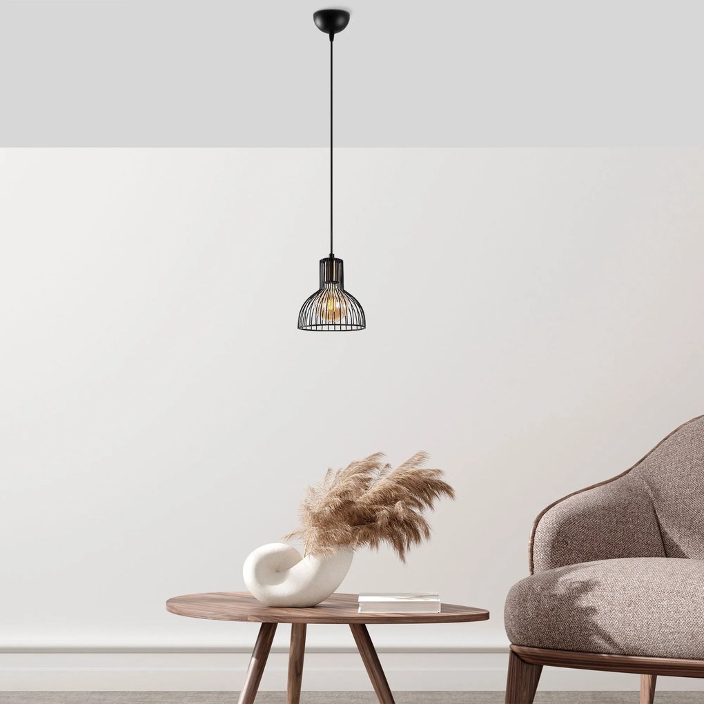 Chandelier Vazo – Preto – 17 x 17 x 114 cm