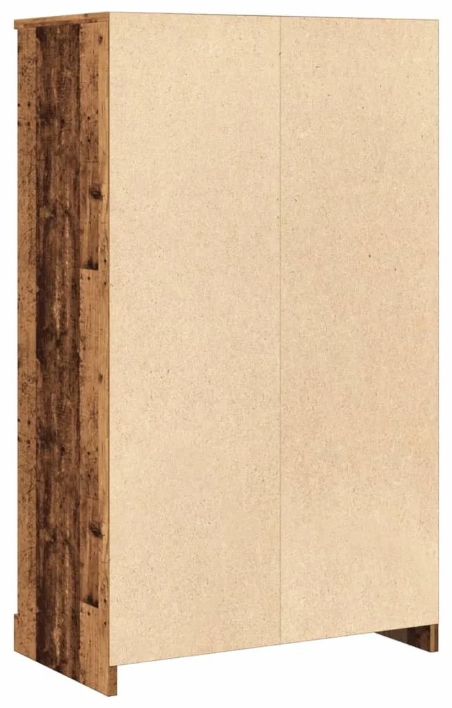 Armário alto derivados de madeira 60x35,5x103,5cm madeira velha