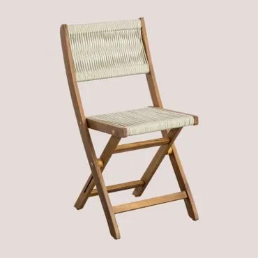 Pack De 2 Cadeiras De Jardim Dobráveis Delawer Classic Beige Creme - Sklum