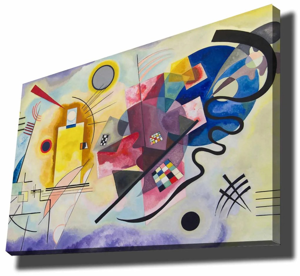 Pintura Decorativa em Tela 70100KANDINSKY028 – Multicolor – 70 x 100 c