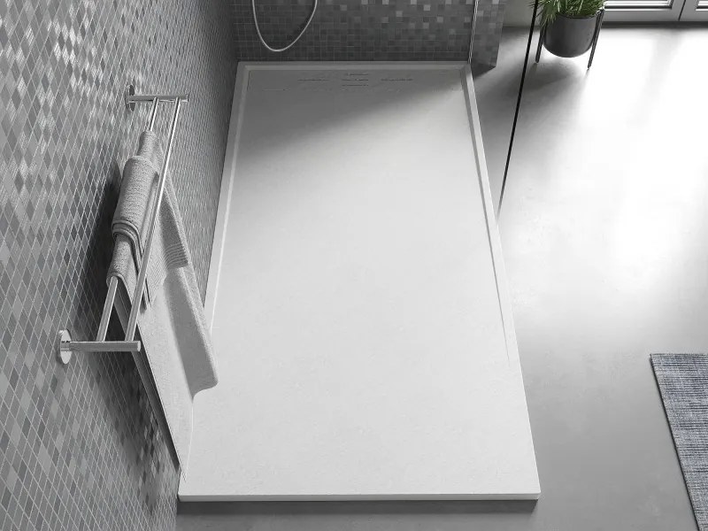 Mexen Amon base de duche retangular SMC 140 x 70 cm, branca - 4F107014