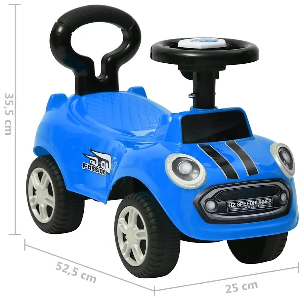 Carro de passeio azul