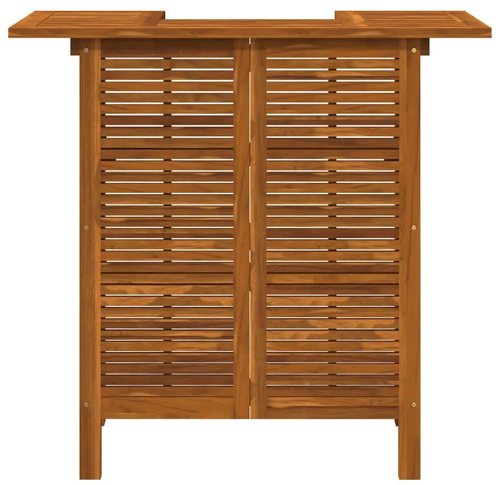 Mesa de bar 110x50x105 cm madeira de acácia maciça