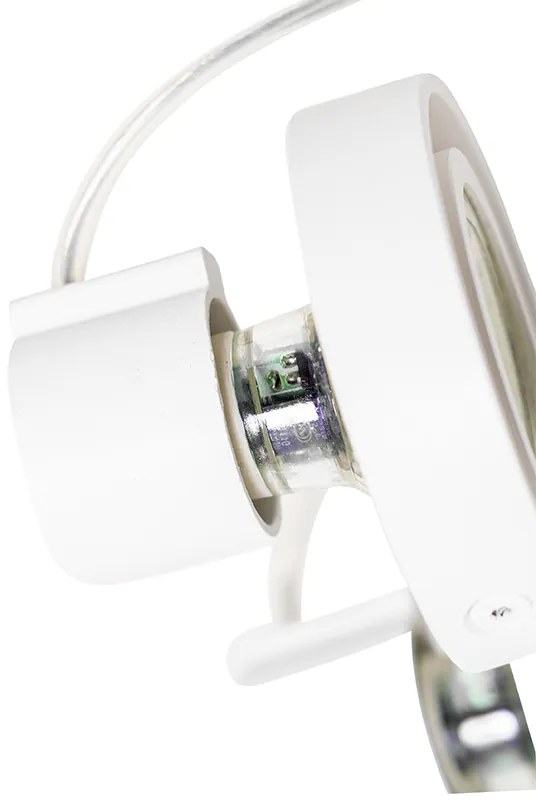Foco moderno branco 2 luzes - Master 50 Moderno