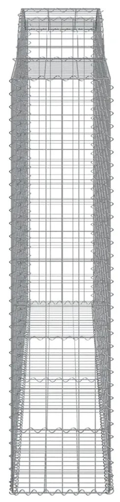 Cestos gabião arqueados 5pcs 300x50x200/220cm ferro galvanizado