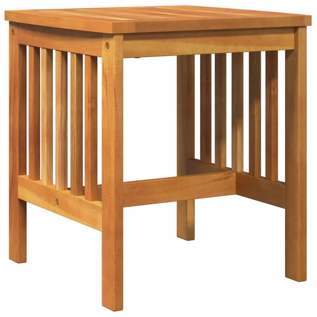 Mesa Lateral de Jardim vidaXL Castanho 45x45x50 cm em Madeira de Acáci