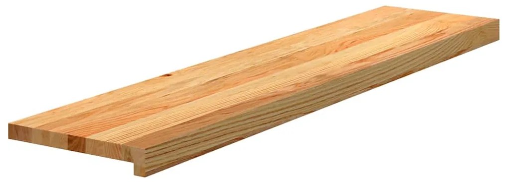 Tapetes de escada 12 pcs 110x30x2 cm carvalho castanho-claro