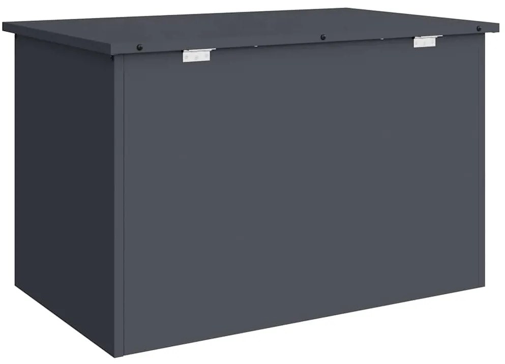 Caixa de Armazenamento Externa Antracite 80 x 50.5 x 50 cm