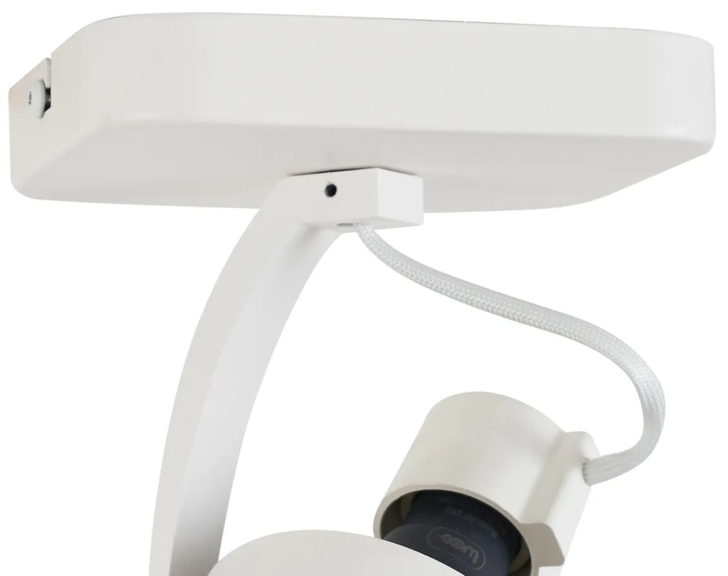 Foco de teto de design branco GU10 70mm giratório e inclinável - Vo Design