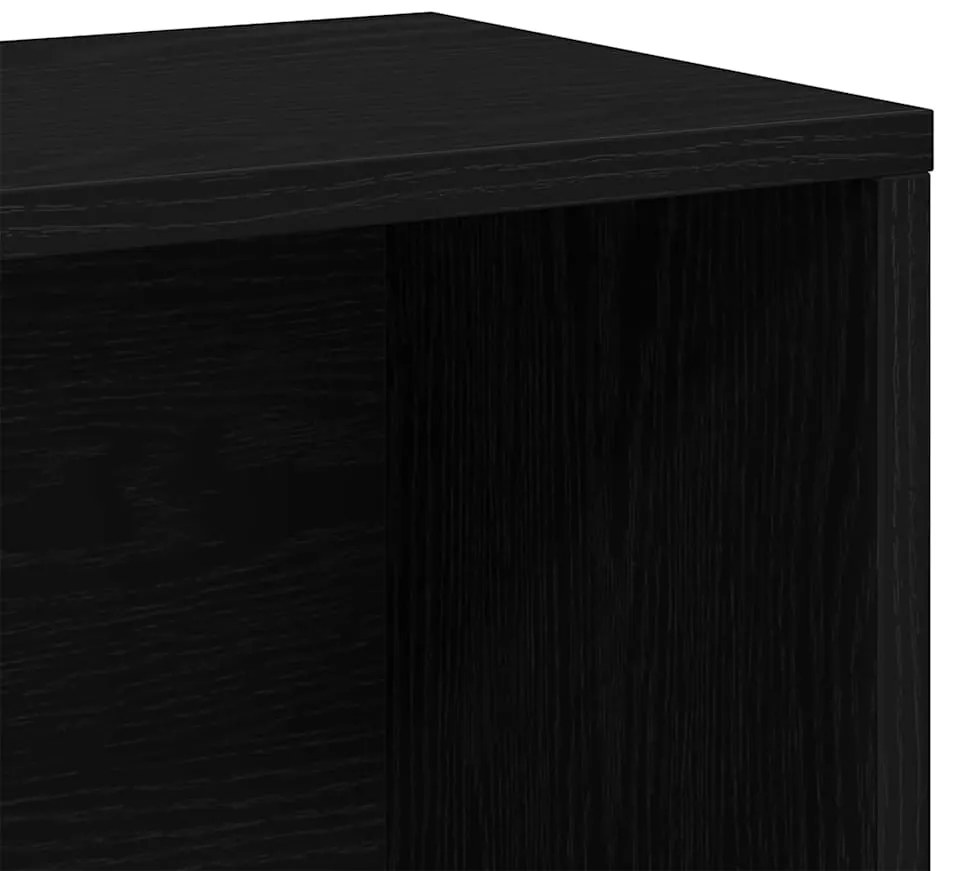 Estante/Divisória de Sala vidaXL Preto Carvalho 155x24x160cm Madeira E