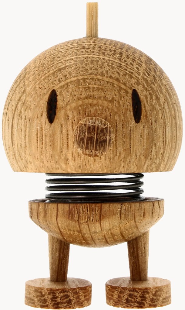 Objeto decorativo em madeira de carvalho Bumble, Alt 6 cm