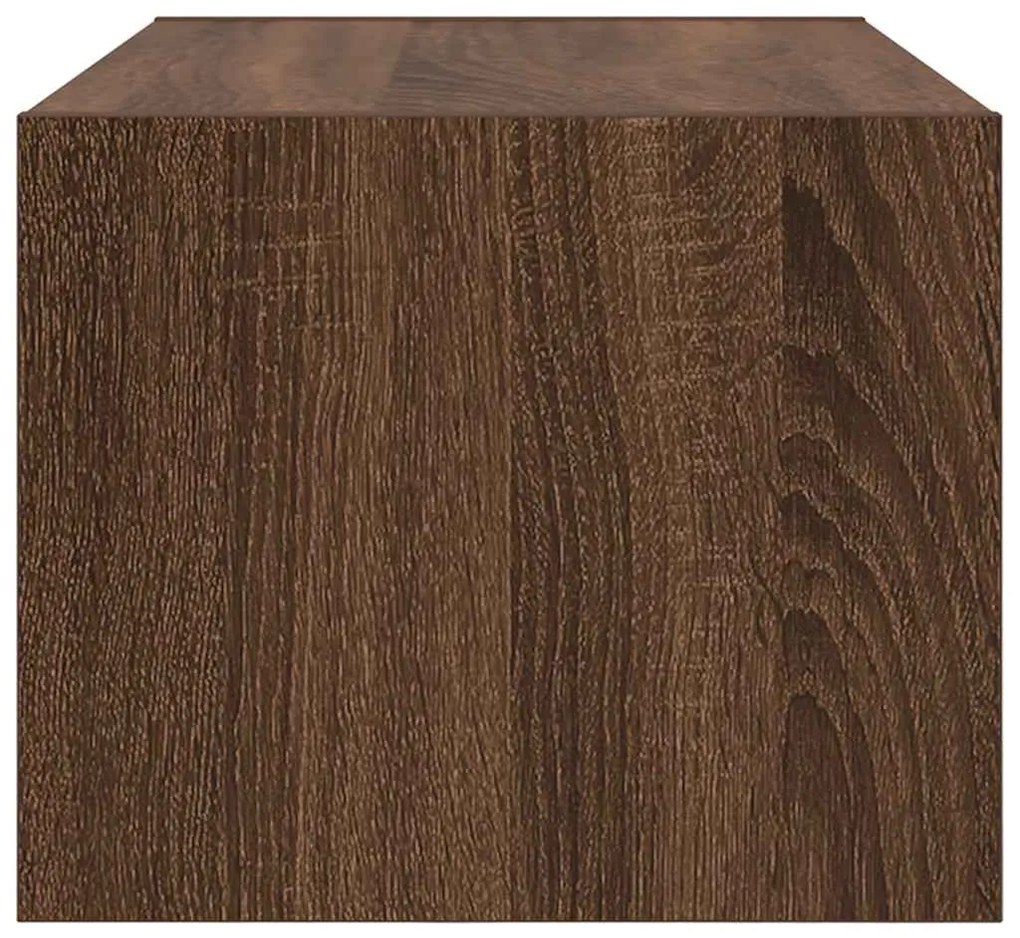 Móveis de TV 2pcs 60x31x25,5cm deriv. madeira carvalho castanho