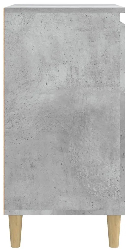 Mesa de cabeceira 40x35x70 cm derivados madeira cinza cimento