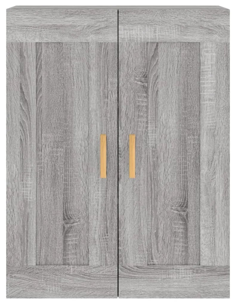 Móveis de parede 2 pcs derivados de madeira cinzento sonoma