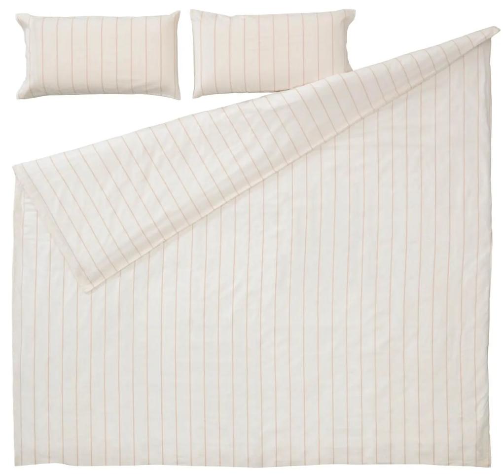 Kave Home - Set Kalid de lençol, capa edredão e capa almofada 180 x 200 cm algodão orgânico (GOTS)
