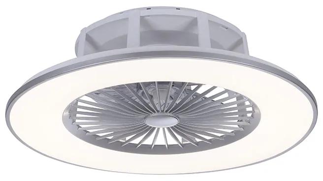 Ventilador de teto design cinza LED 2700 - 5000K - MAKI Moderno