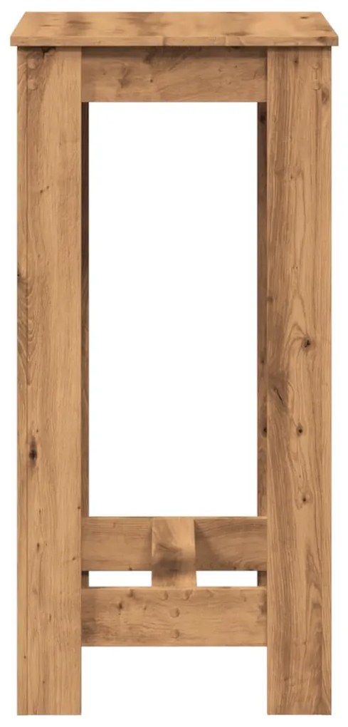 Mesa de bar 51x50x103,5 cm derivados madeira carvalho artisiano