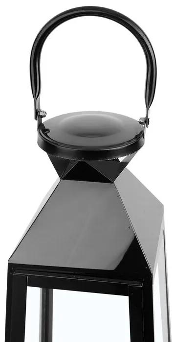 Lanterna decorativa preta 53 cm CRETE Beliani