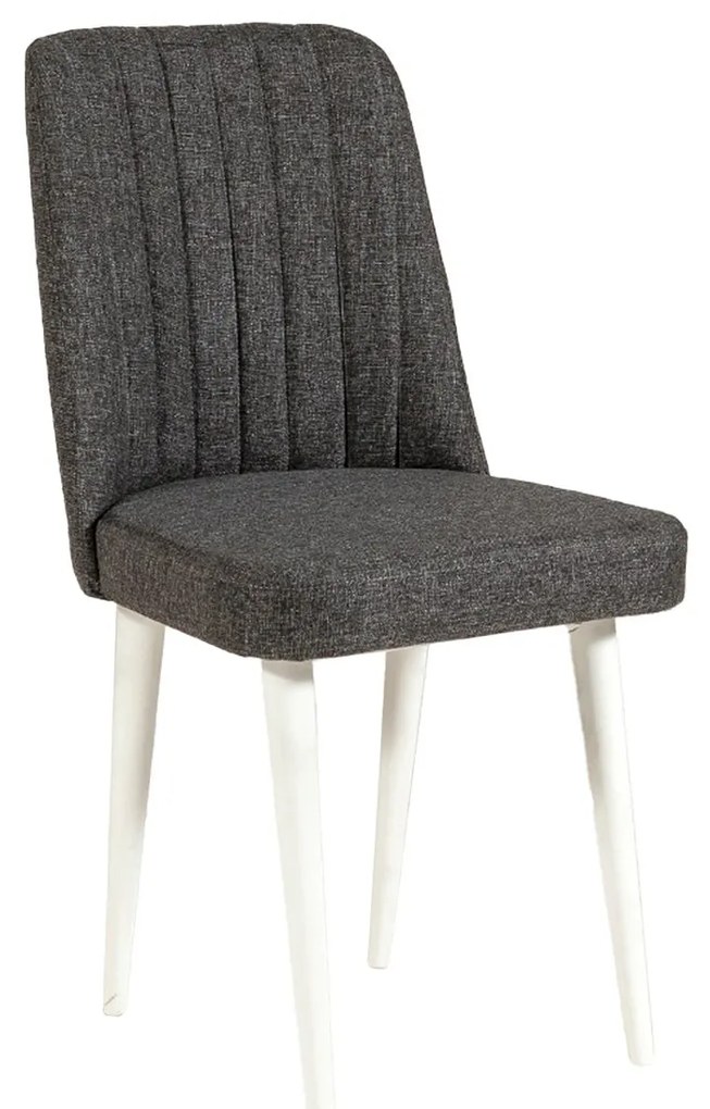 Cadeira Vina – Branco Antracite – 47x89x46 cm