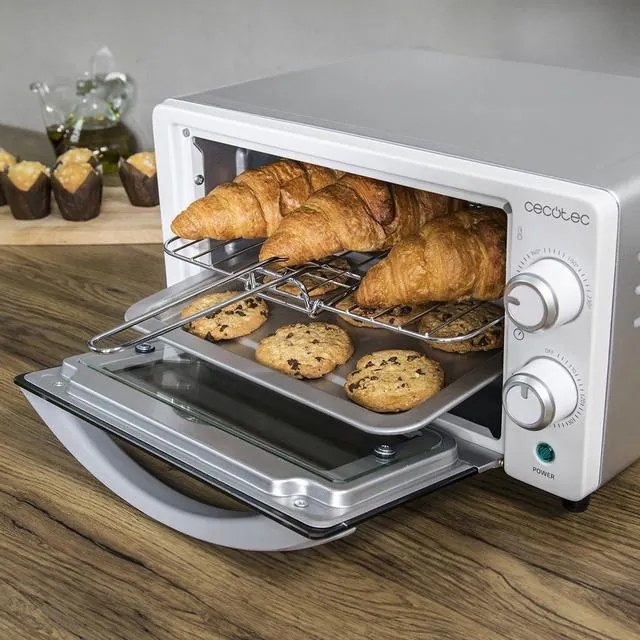 Mini forno elétricoBake&Toast 1090 White multifunção 10 litros de capacidade e porta com vidro duplo