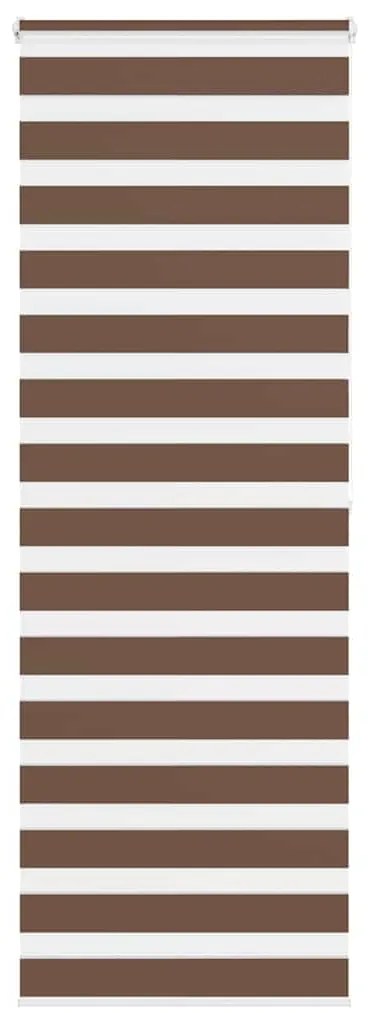 vidaXL Cortina de zebra 90x200 cm largura do tecido 85,9 cm poliéster