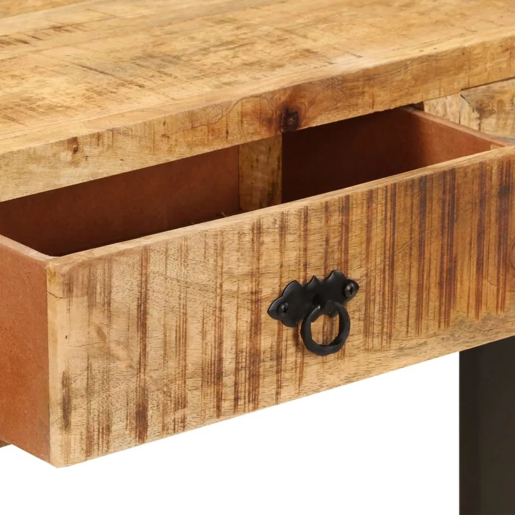 Mesa consola 110x30x76 cm madeira de mangueira maciça