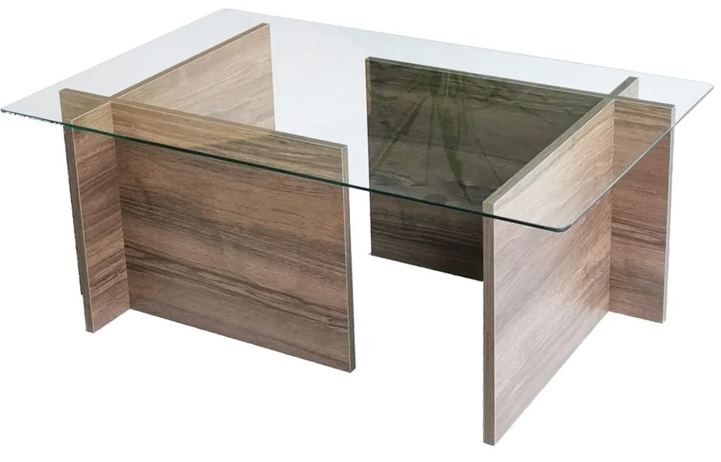 Mesa de Centro Escape – Nogueira – 105 cm x 40 cm x 65 cm