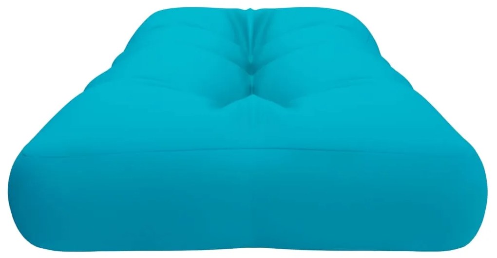 Almofadão p/ de paletes 120x40x12 cm tecido turquesa