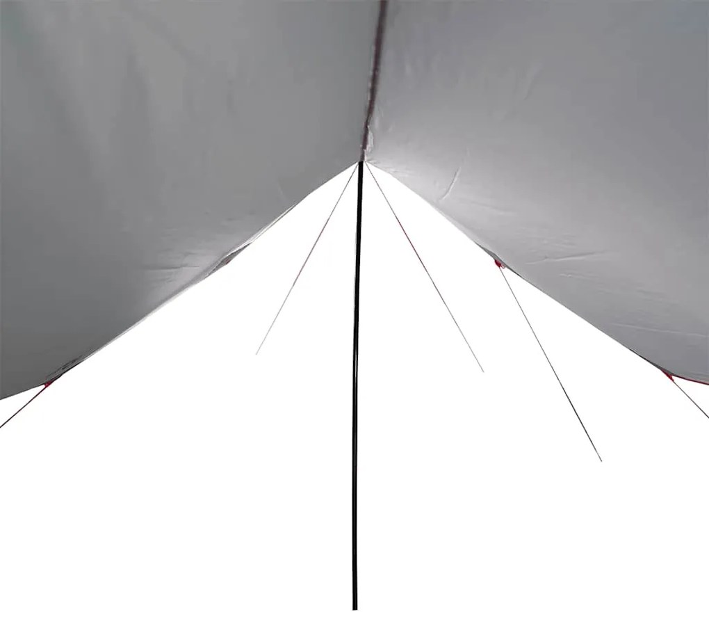 Lona de campismo 460x305x210 cm impermeável laranja