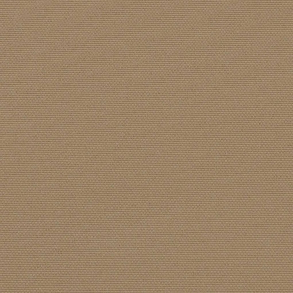 Toldo lateral retrátil 160x600 cm cinzento-acastanhado