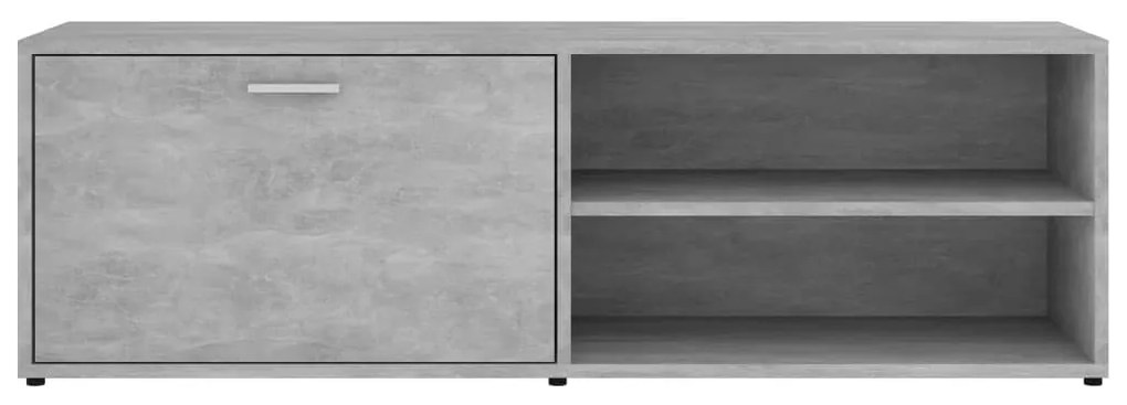 Móvel de TV 120x34x37 cm derivados de madeira cinzento cimento