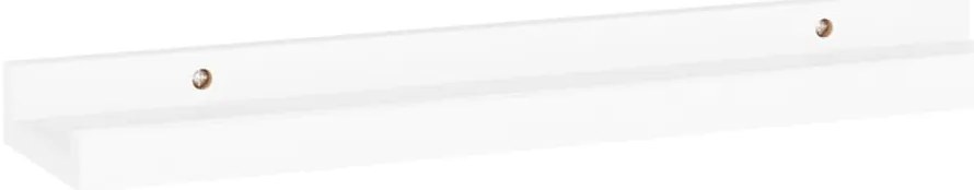 Prateleiras de parede 4 pcs 40x9x3 cm branco