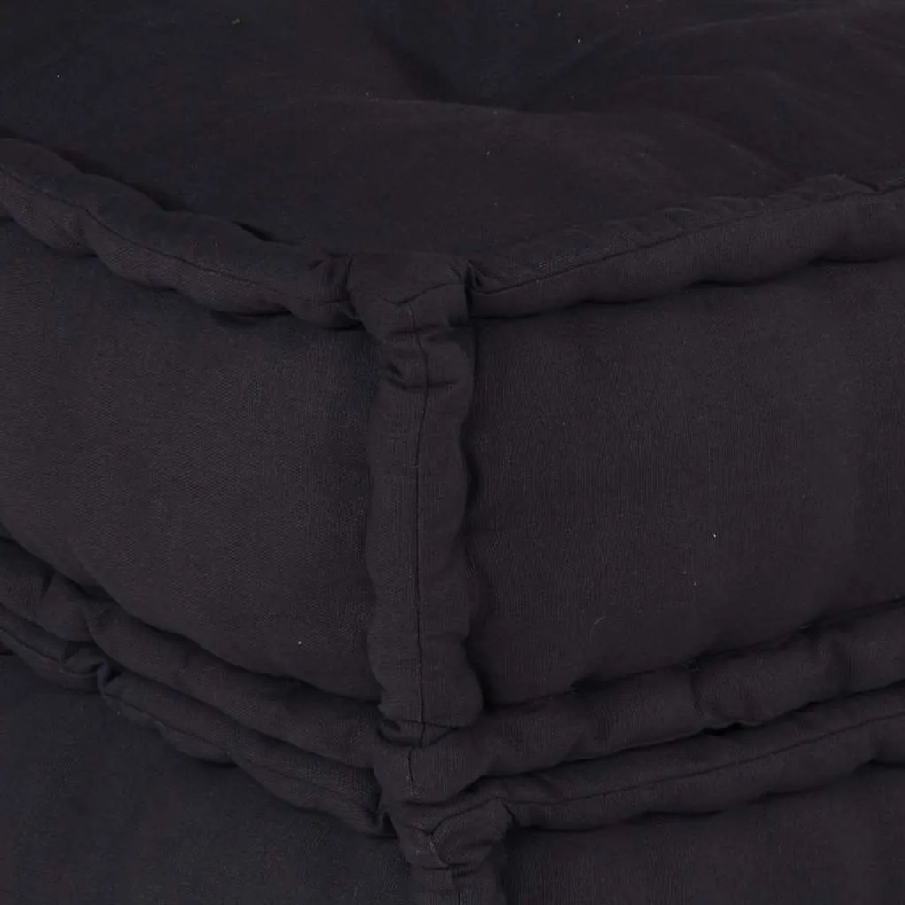 Pufe modular 70x70x54 cm tecido antracite