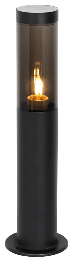 Candeeiro de poste moderno exterior preto 45 cm IP44 - Rox