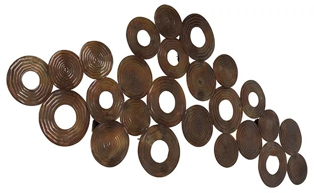 Candeeiro de parede Art Déco cobre 138 cm - Circles Art Deco,Design,Industrial